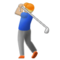 Persona Che Gioca A Golf: Carnagione Medio-Chiara