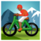 Ciclista Di Mountain Bike: Carnagione Medio-Scura