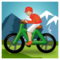 Ciclista Di Mountain Bike: Carnagione Medio-Chiara