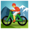 Ciclista Di Mountain Bike