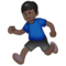 Persona Che Corre: Carnagione Scura