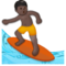 Persona Che Fa Surf: Carnagione Scura
