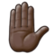 Mano Alzata: Carnagione Scura