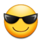 Faccina Con Sorriso E Occhiali Da Sole