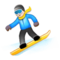 Persona Sullo Snowboard