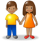 Donna E Uomo Che Si Tengono Per Mano: Carnagione Media