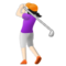 Golfista Donna: Carnagione Chiara