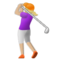 Golfista Donna: Carnagione Medio-Chiara
