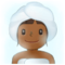 Donna In Sauna: Carnagione Medio-Scura