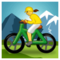 Ciclista Donna Di Mountain Bike