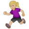 Donna Che Corre: Carnagione Medio-Chiara