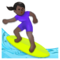 Surfista Donna: Carnagione Scura