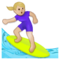 Surfista Donna: Carnagione Medio-Chiara