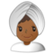 Donna Con Turbante: Carnagione Medio-Scura