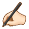 Mano Che Scrive: Carnagione Chiara