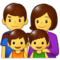 Familj: Man, Kvinna, Flicka, Pojke