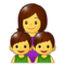 Familj: Kvinna, Pojke, Pojke