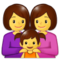 Familj: Kvinna, Kvinna, Flicka