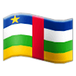 Flagga: Centralafrikanska republiken