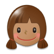 Flicka: Mellanhudton