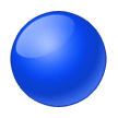 Blå cirkel