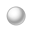 Mellanliten vit cirkel Mellanliten vit cirkel