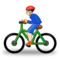 Person som cyklar: Ljus Hudton