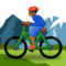 Person som cyklar på en mountainbike: Mellanmörk Hudton