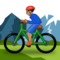 Person som cyklar på en mountainbike: Mellanhudton