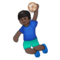 Person som spelar handboll: Mörk Hudton