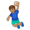 Person som spelar handboll: Mellanhudton