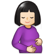 Gravid kvinna: Ljus Hudton