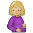 Gravid kvinna: Mellanljus Hudton