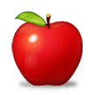 Rött äpple