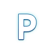 Regional indikatorsymbol bokstav P Regional indikatorsymbol bokstav P
