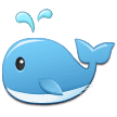 Val som sprutar vatten