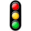 Lodräta trafikljus