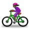 Kvinna som cyklar: Mörk Hudton