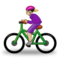 Kvinna som cyklar: Mellanljus Hudton