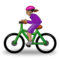 Kvinna som cyklar: Mellanhudton