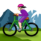 Kvinna som cyklar på en mountainbike: Ljus Hudton
