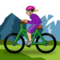 Kvinna som cyklar på en mountainbike: Mellanljus Hudton