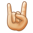सींग का चिह्न: हल्के रंग की त्वचा
