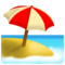Strand Mit Sonnenschirm Strand Mit Sonnenschirm
