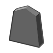 Schwarze Shogi-Figur Schwarze Shogi-Figur
