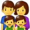 Familie: Mann, Frau, Junge, Junge Familie: Mann, Frau, Junge, Junge