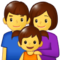 Familie: Mann, Frau, Mädchen Familie: Mann, Frau, Mädchen