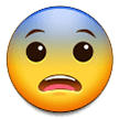 Ängstliches Gesicht Ängstliches Gesicht