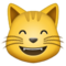 Grinsende Katze Mit Lachenden Augen Grinsende Katze Mit Lachenden Augen