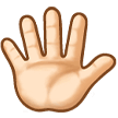 Hand Mit Gespreizten Fingern: Helle Hautfarbe Hand Mit Gespreizten Fingern: Helle Hautfarbe